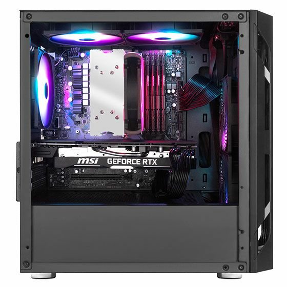 Caja Pc Silverstone Fara H1m Micro-Atx 120 Mm X 1 Ventilador Incl. Sst-Fah1mb