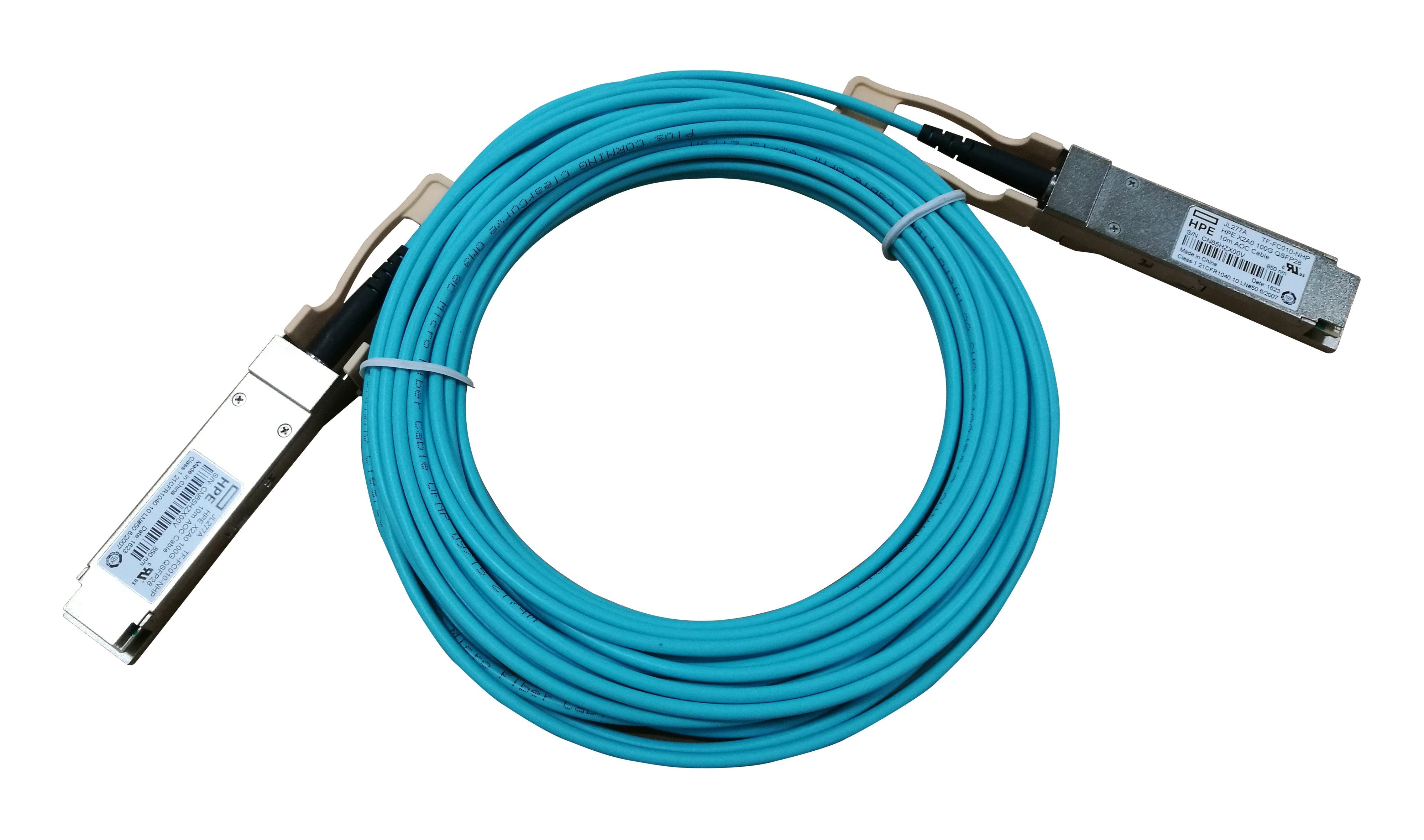 EAN 0190017483009 - HPE Networking X2A0 100G QSFP28 5m Active Optical Cable Cable de fibra óptica e InfiniBand Verde imagen 1