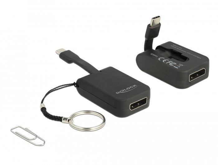 Delock 63940 Adaptador Usb Type-C Para Displayport (Modo Dp Alt) 4k 60 Hz - Llavero