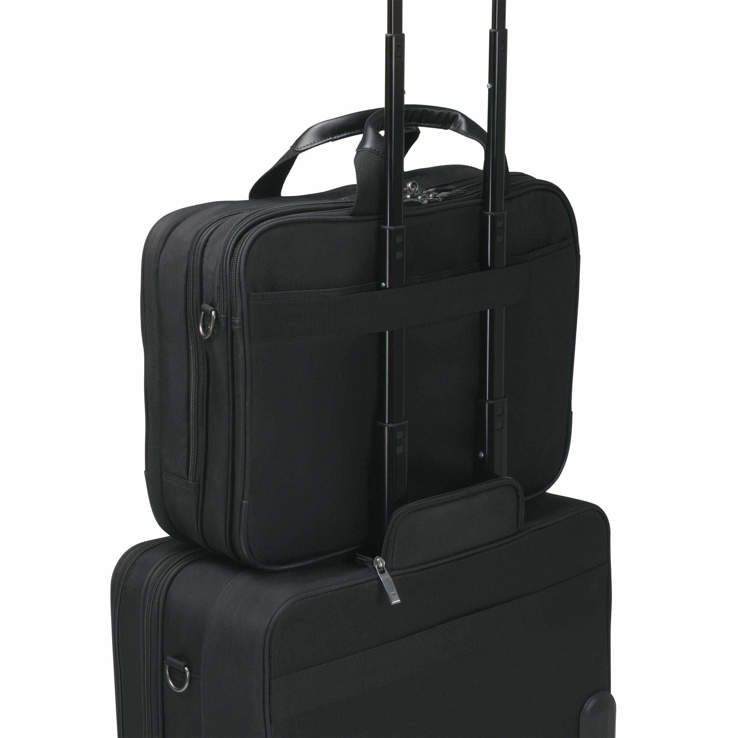 Dicota Eco Top Traveller Twin Select Maletines Para Portátil 39,6 Cm (15.6") Bandolera Negro