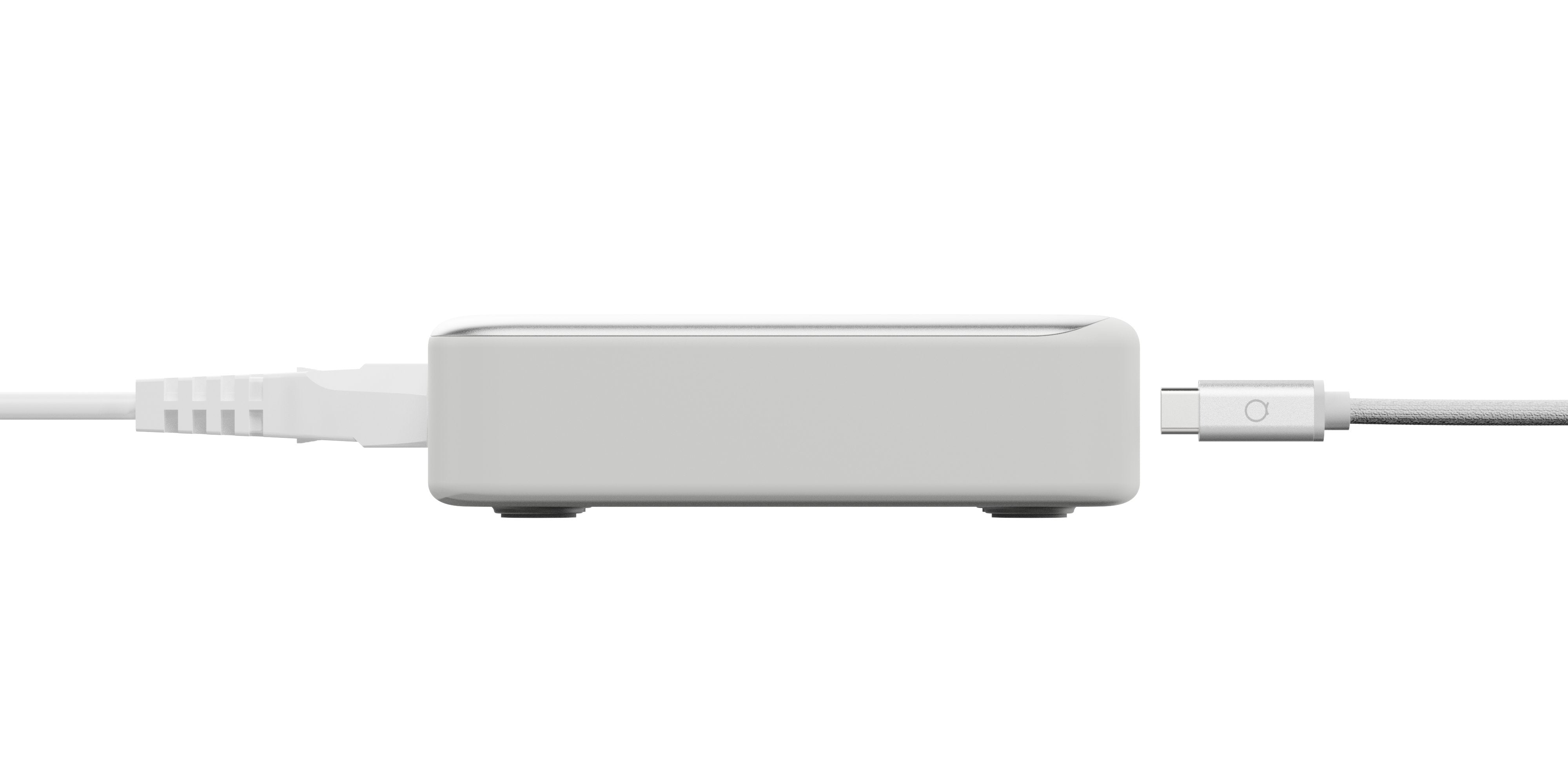 Cargador Escritorio 4xusb-C 240w Gan2 Plata Linq Hasta 240w/ 4xusb-C Pd/ 140w Máximo Por Puerto