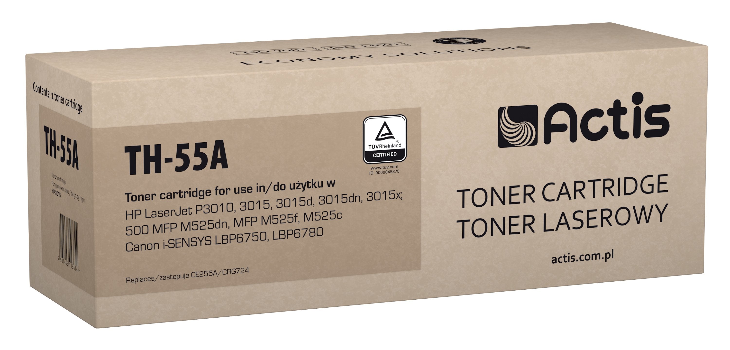 EAN 5901443113614 - Actis TH-55A cartucho de tóner 1 pieza(s) Compatible imagen 1
