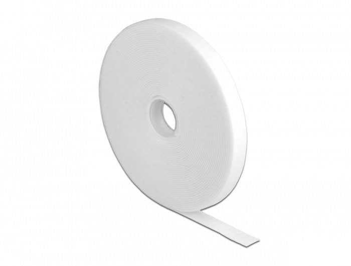 Delock Cinta De Velcro En Rollo L 10 M X B 13 Mm Blanco