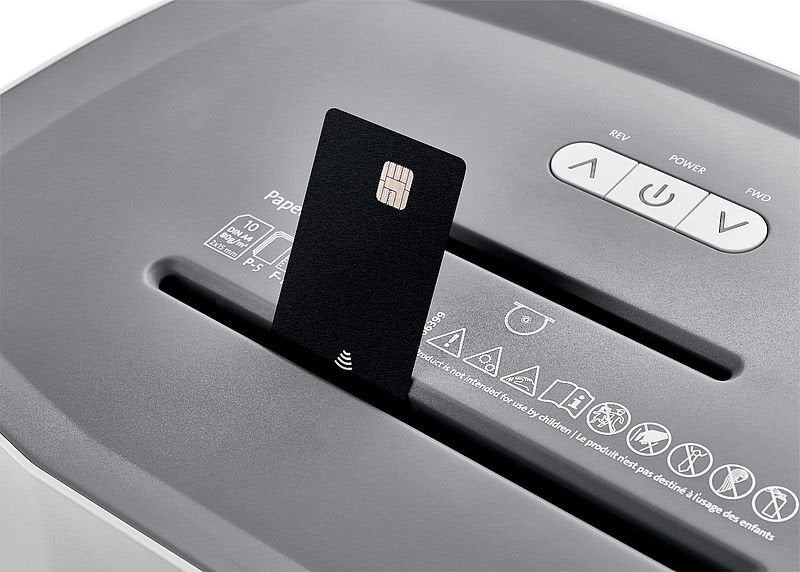 Dahle Papersafe® Ps 420.10 Hojas, Partículas 2 X 15 Mm, P-5, Ancho Boca 220 Mm, 25 Litros