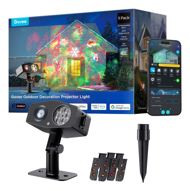 Govee Outdoor Decoration Projector Light H7071311