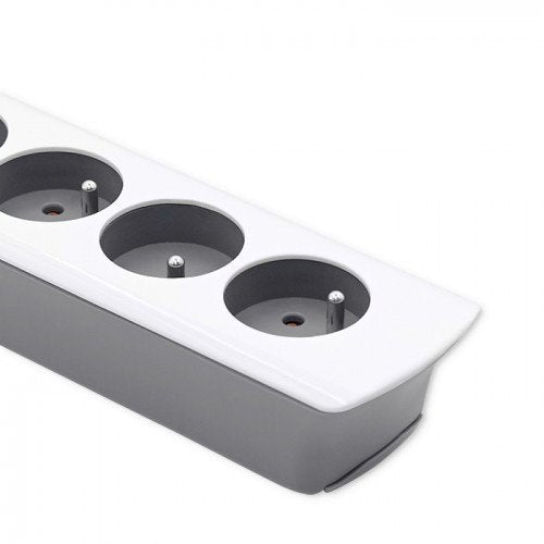 EAN 5901878502977 - Qoltec 50297 base múltiple 1,8 m 6 salidas AC Interior Gris, Blanco imagen 9