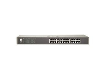Level One Switch No Gestion 24 Puertos 10/100 Rack 19