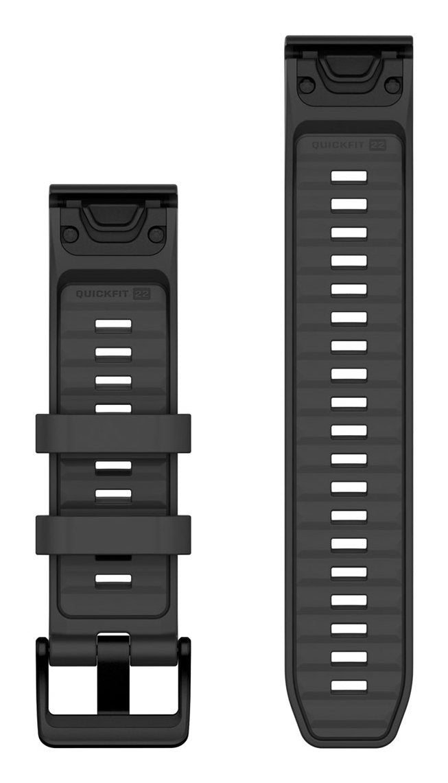 Garmin Ersatzarmband Quickfit 22mm Silikon Graphit