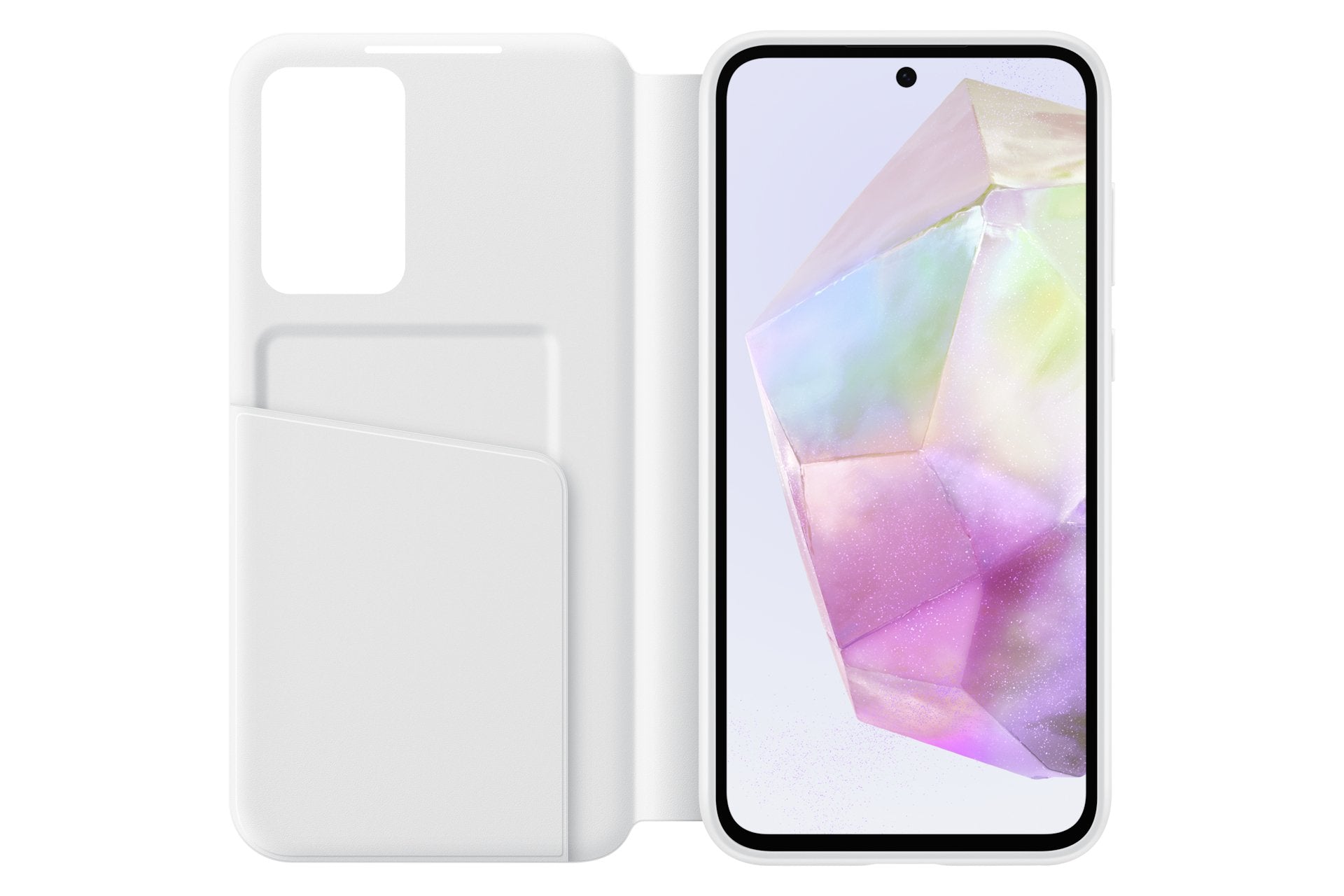 EAN 8806095546605 - Samsung EF-ZA356 funda para teléfono móvil 16,8 cm (6.6") Funda cartera Blanco imagen 3