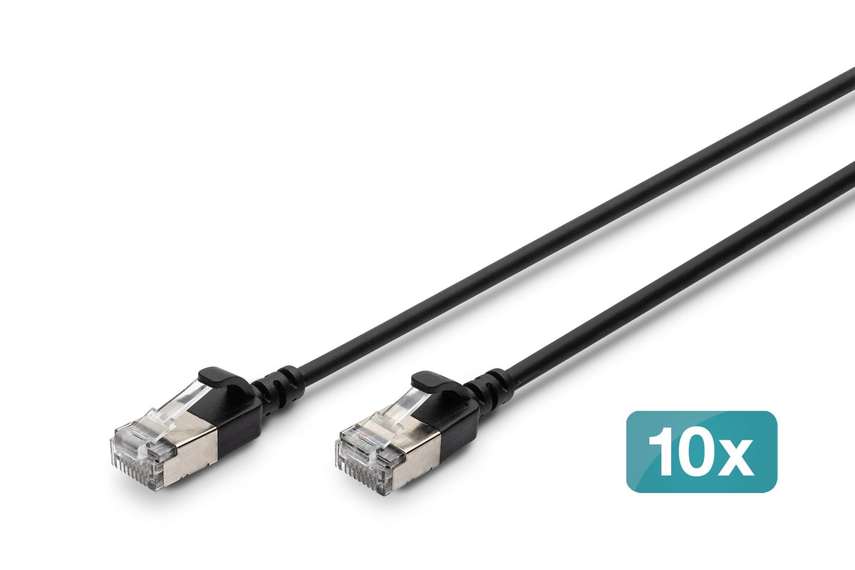 EAN 4016032504665 - Digitus DK-1632-A-050S-BL-10 cable de red Cat6a F/FTP (FFTP) Alrededor imagen 1