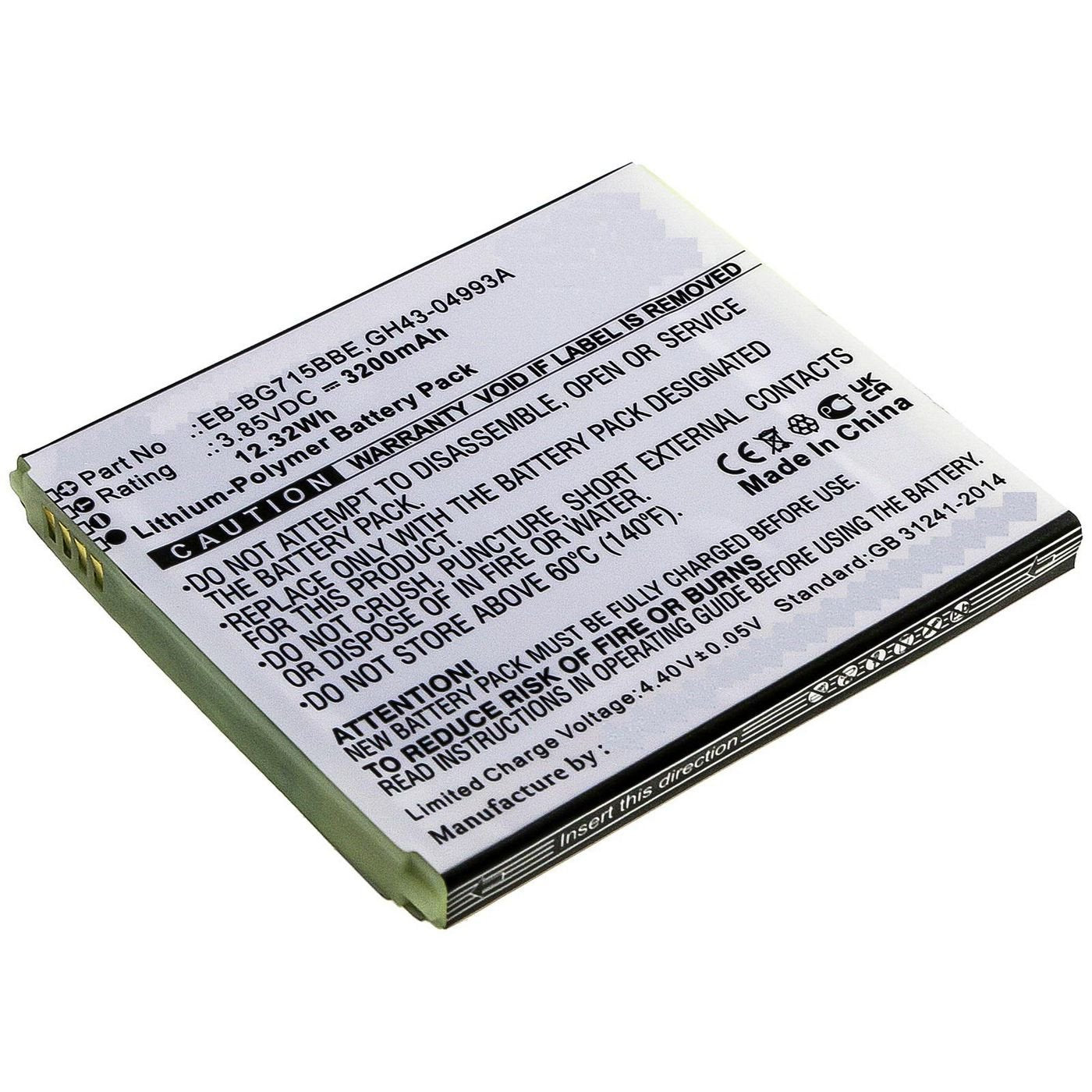 Coreparts Mbxsa-Ba0193 Recambio Del Teléfono Móvil Batería Negro, Blanco