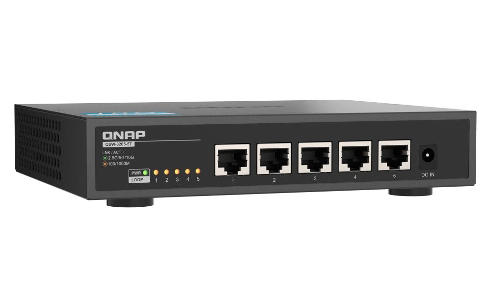 Qnap Qsw-3205-5t Switch 5 X Rj-45 (100m/1g/2,5g/5g/10g)