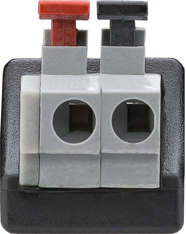 Goobay 76748 Cambiador De Género Para Cable Terminal Block 2-Pin Dc (5.50 X 2.10 Mm) Negro