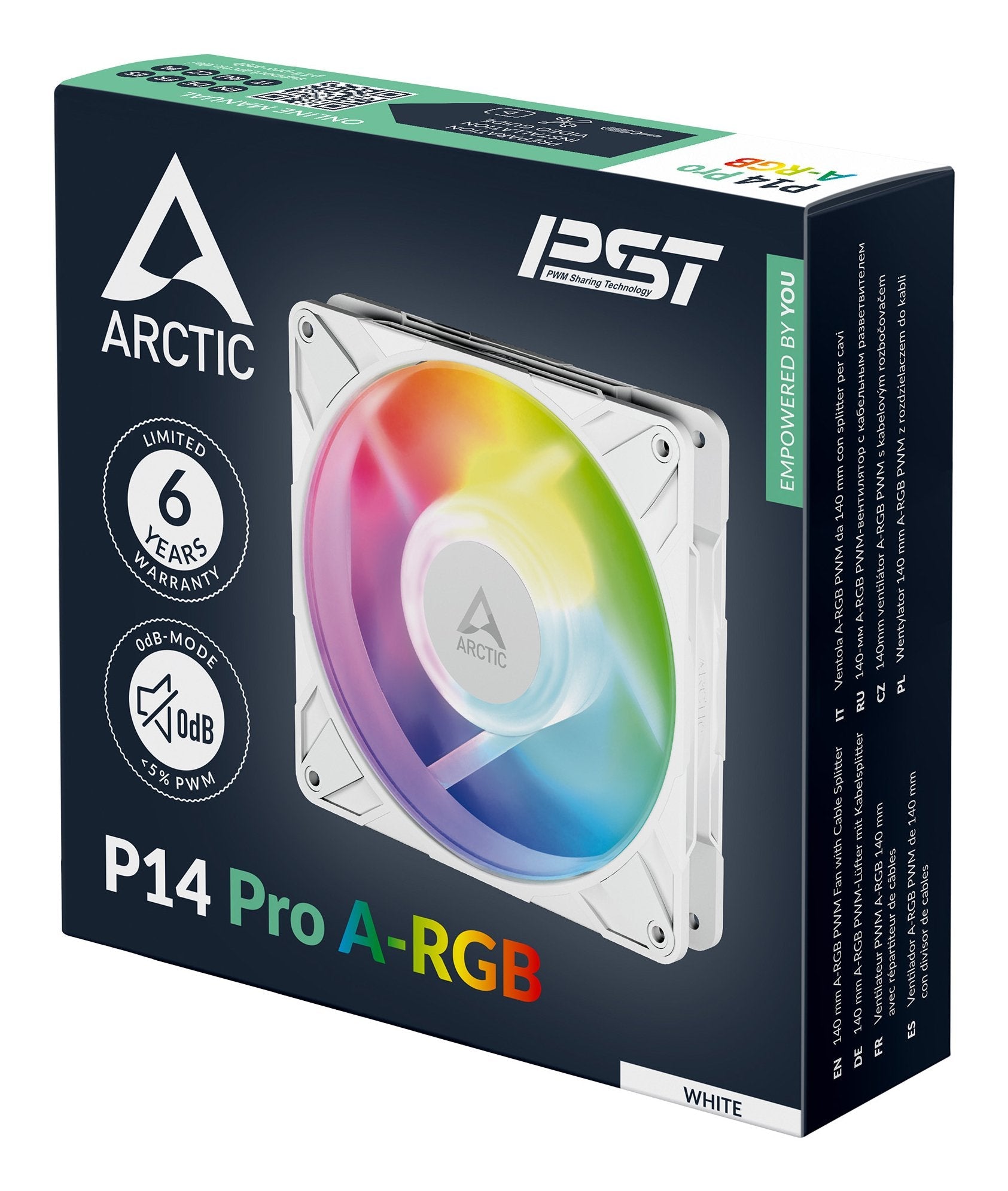 Arctic Lüfter P14 Pro A-Rgb (Blanco)