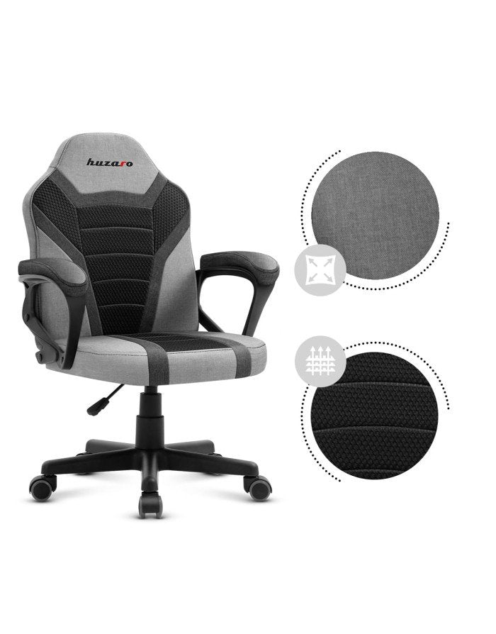 EAN 5903796010633 - Huzaro RANGER 1.0 GREY MESH silla de oficina y de ordenador Asiento plano Respaldo de rejilla imagen 13
