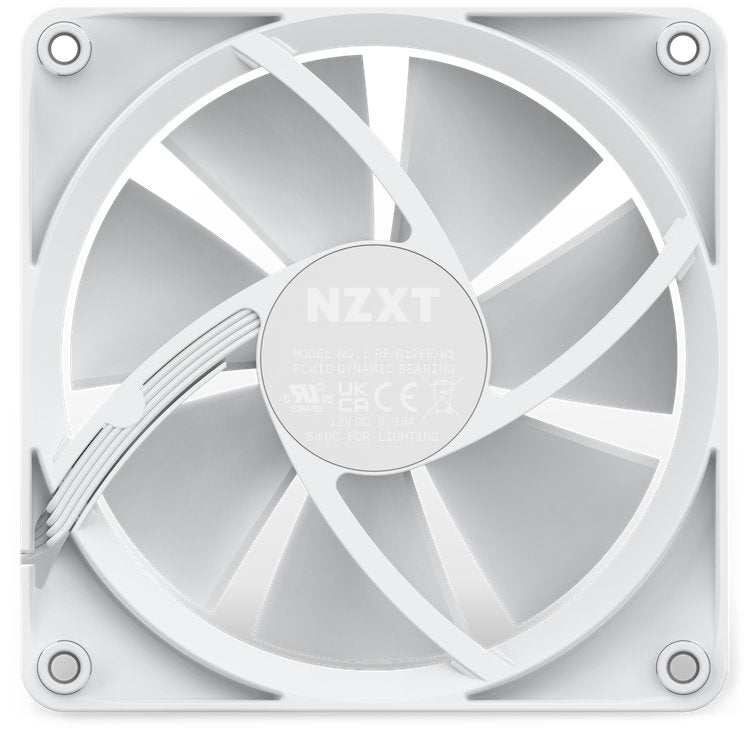 Nzxt F-Serie F120 Rgb Lüfter Triple White 120mm Rf-R12tf-W1