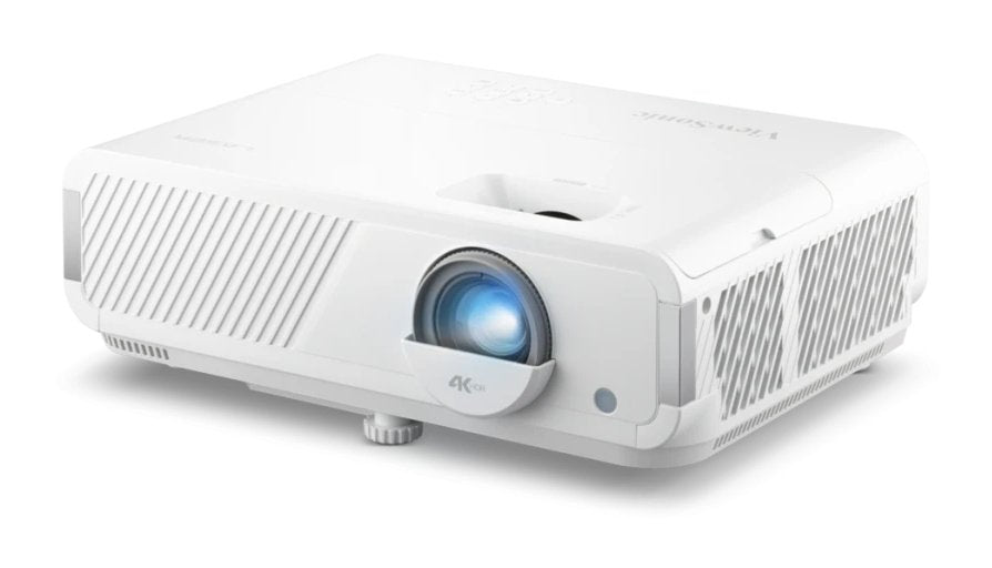 Laserprojector 4k Uhd (3840x2160) 3500 Ansilumen, Tr 1.12 - 1.46, 1,3x Optical Zoom, Wifi, Bluetooth In/Out, 10w Cube Speaker