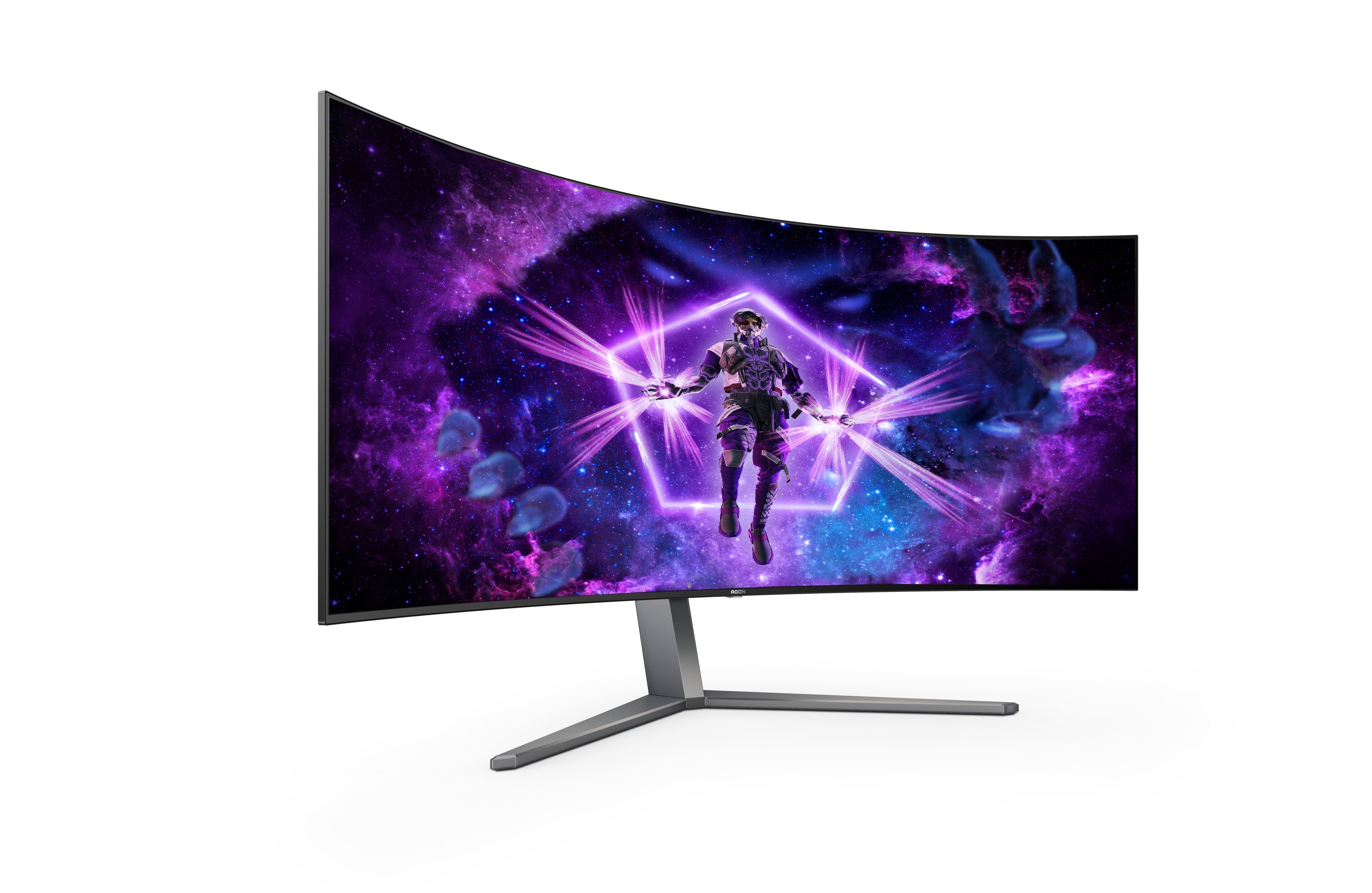 Monitor De Gaming 44.5" Aoc Ag456uczd Negro