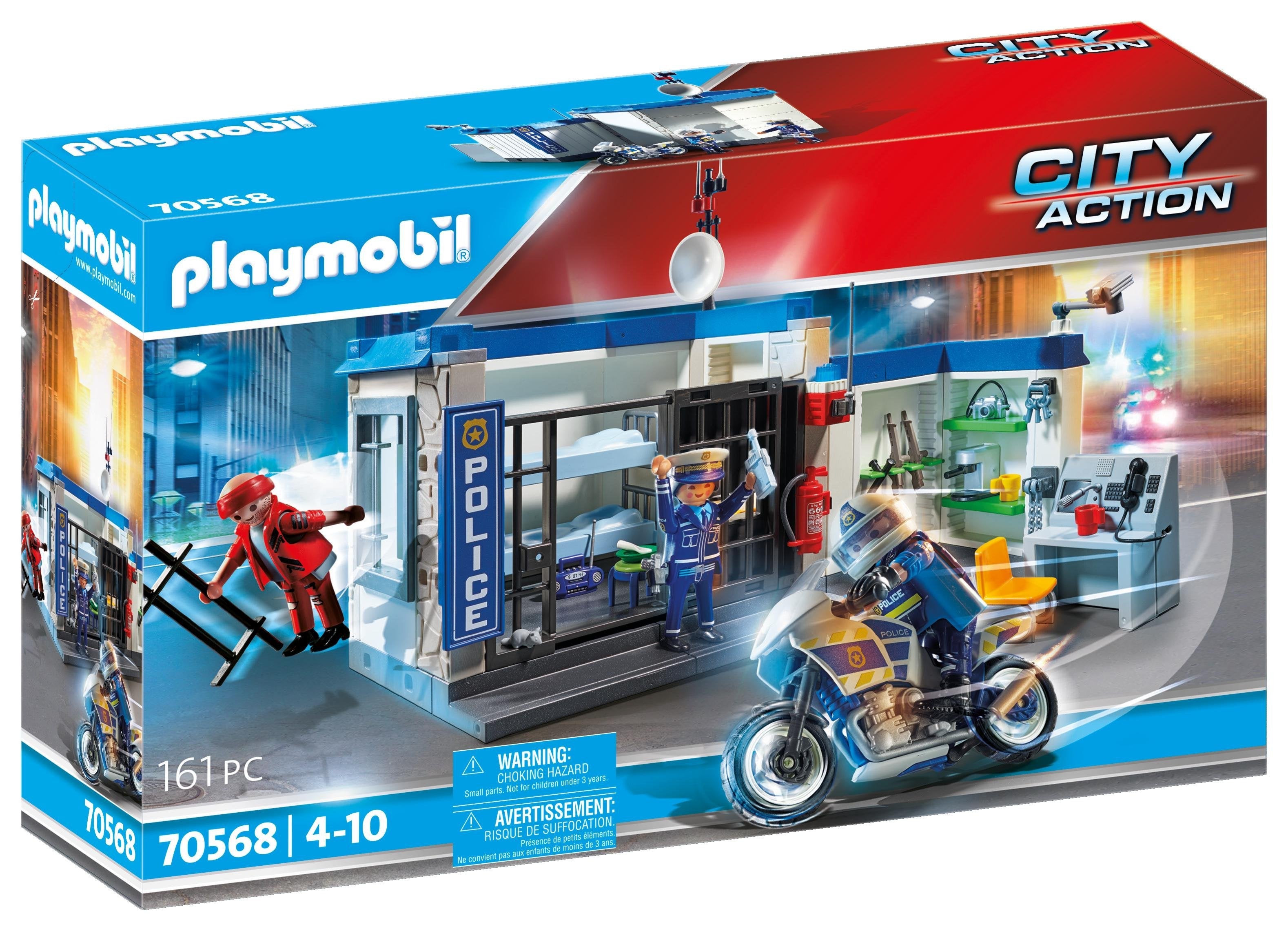 Playmobil - Policía: Escape De La Prisión (70568)