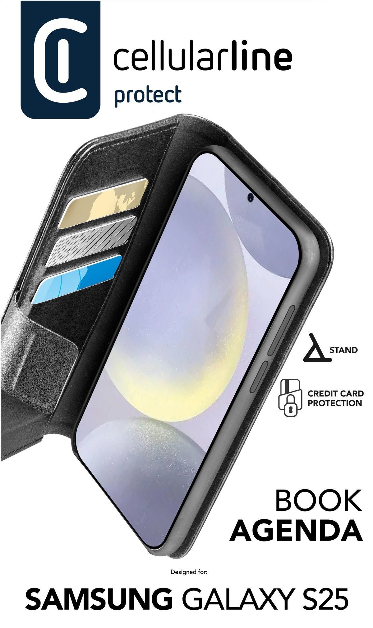 EAN 8018080491320 - Cellularline 8018080491320 funda para teléfono móvil 16,1 cm (6.36") Folio Negro imagen 2