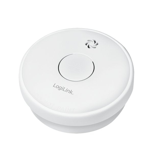 Detector De Humo Logilink Batería Reemplazable 9v Blanco