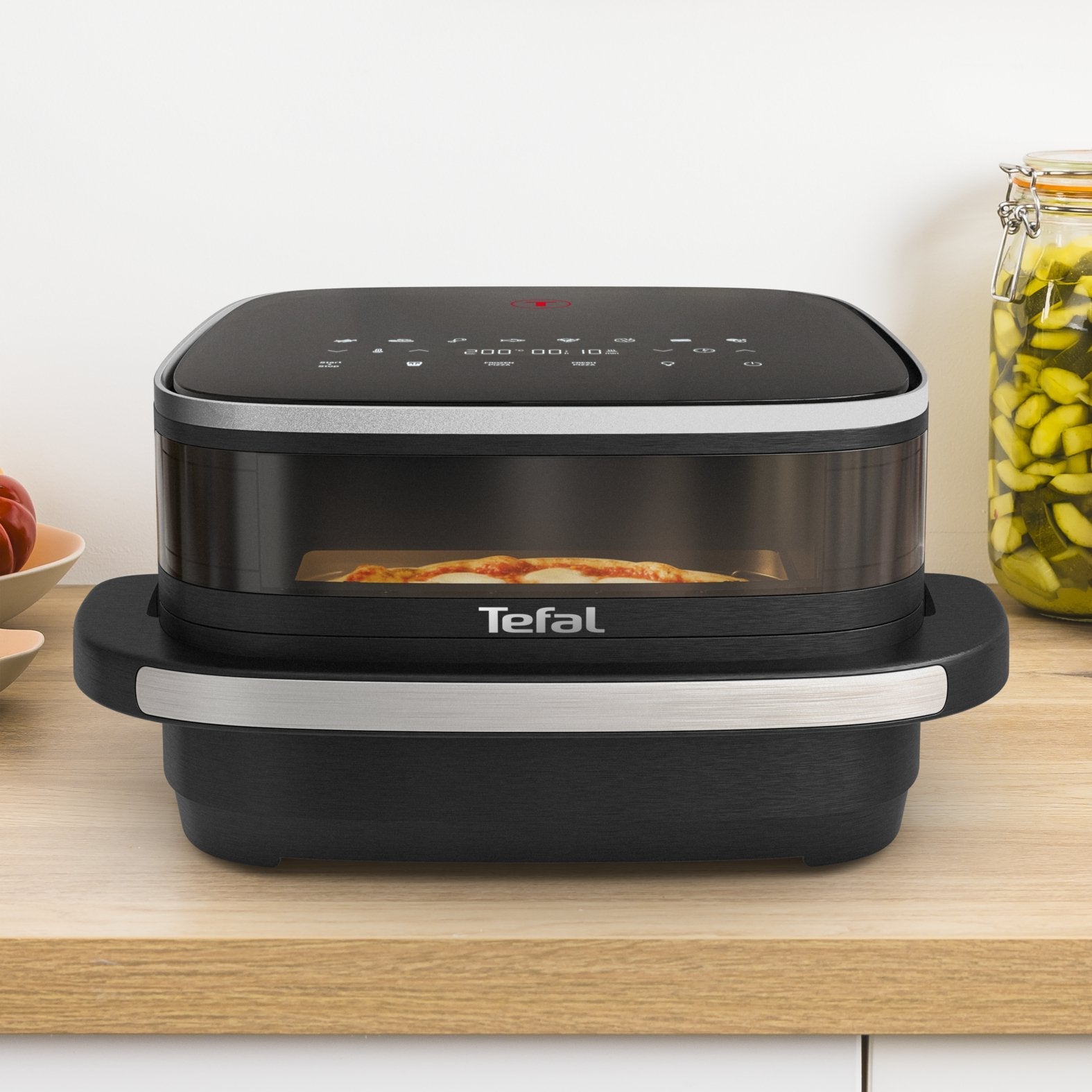 Freidora Tefal Easy Fry Xl Surface Fw4018e0 2200 W Caliente Negro