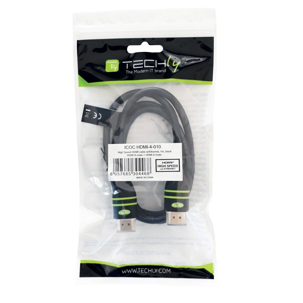 EAN 8057685304475 - Techly 2.0m HDMI-A M/M cable HDMI 2 m HDMI tipo A (Estándar) Negro imagen 2