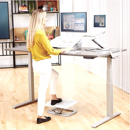 Fellowes Hana Soporte Y Atril - Guia Magnetica De Lectura - Diseño Elegante Y Duradero - Hasta 5kg - Color Blanco