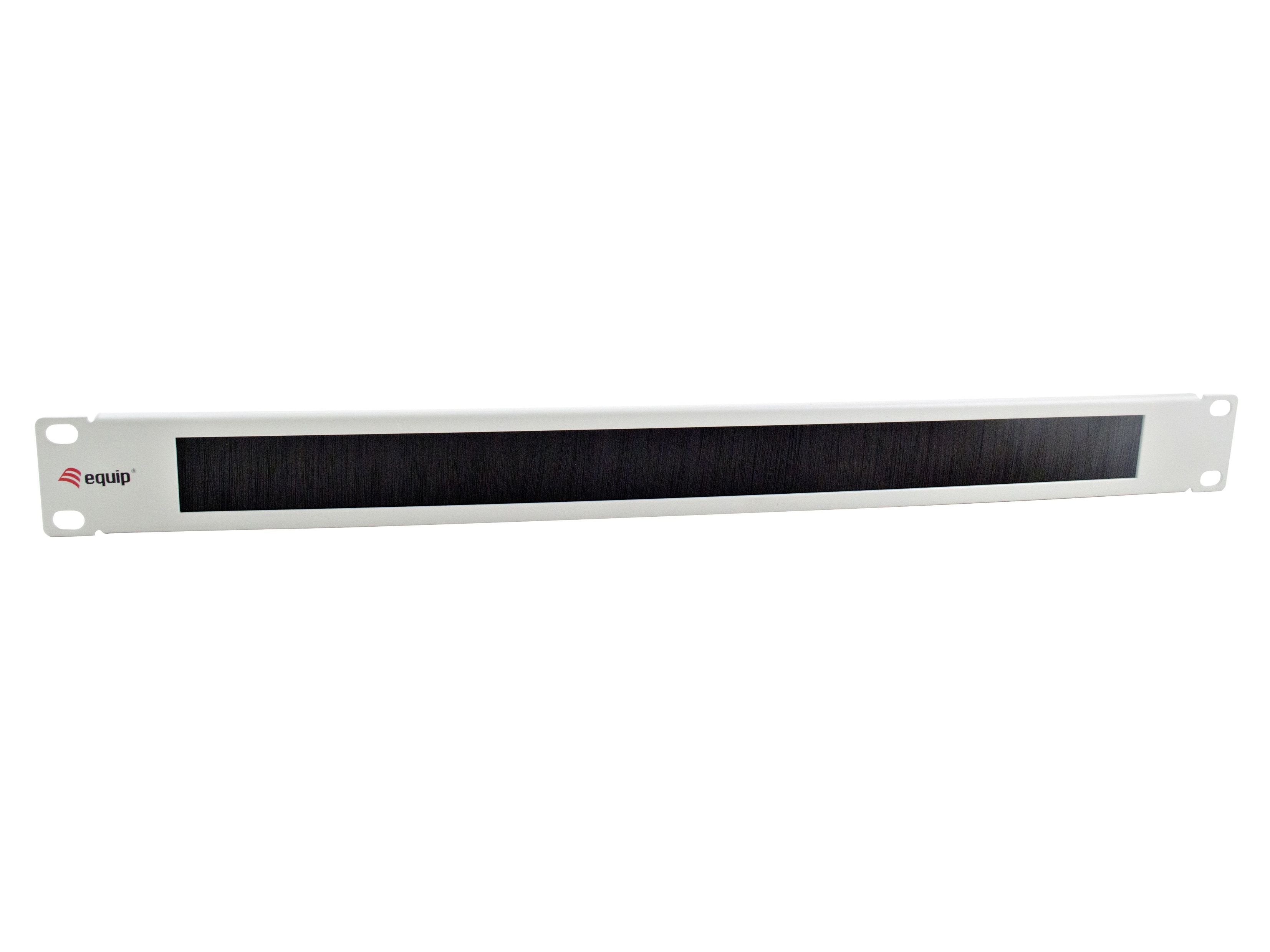 Equip Panel De Admnistracion De Cables Con Cepillo Para Montaje En Bastidor De 19"