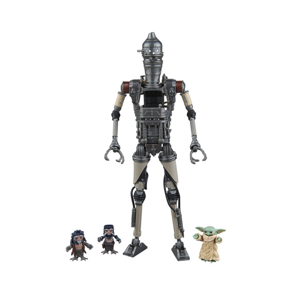 Figura Hasbro Star Wars: The Mandalorian The Black Series Ig 12 & Grogu