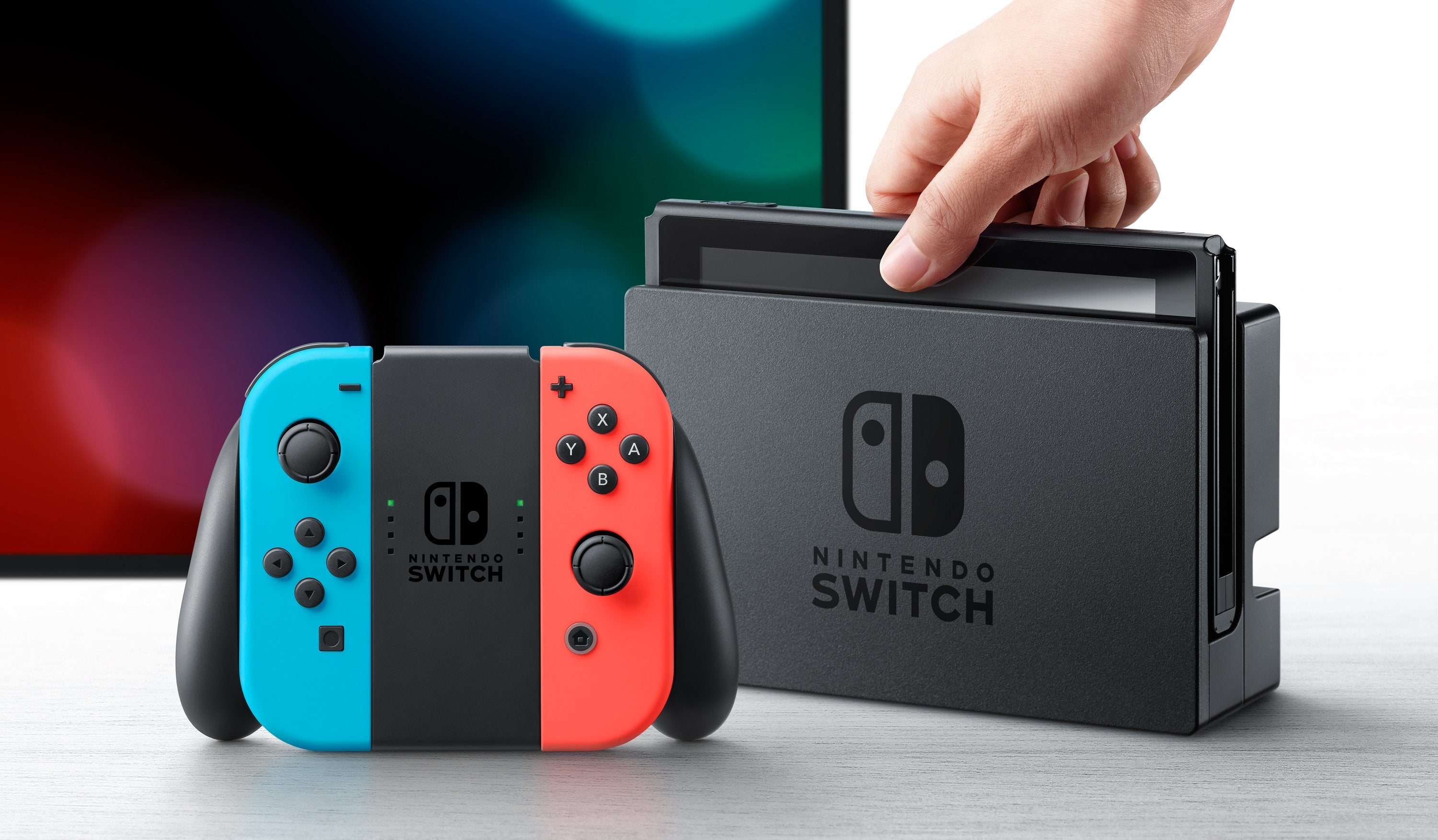 Nintendo Switch Azul Neón Rojo Neón 2022 2 Mandos Joy-Con