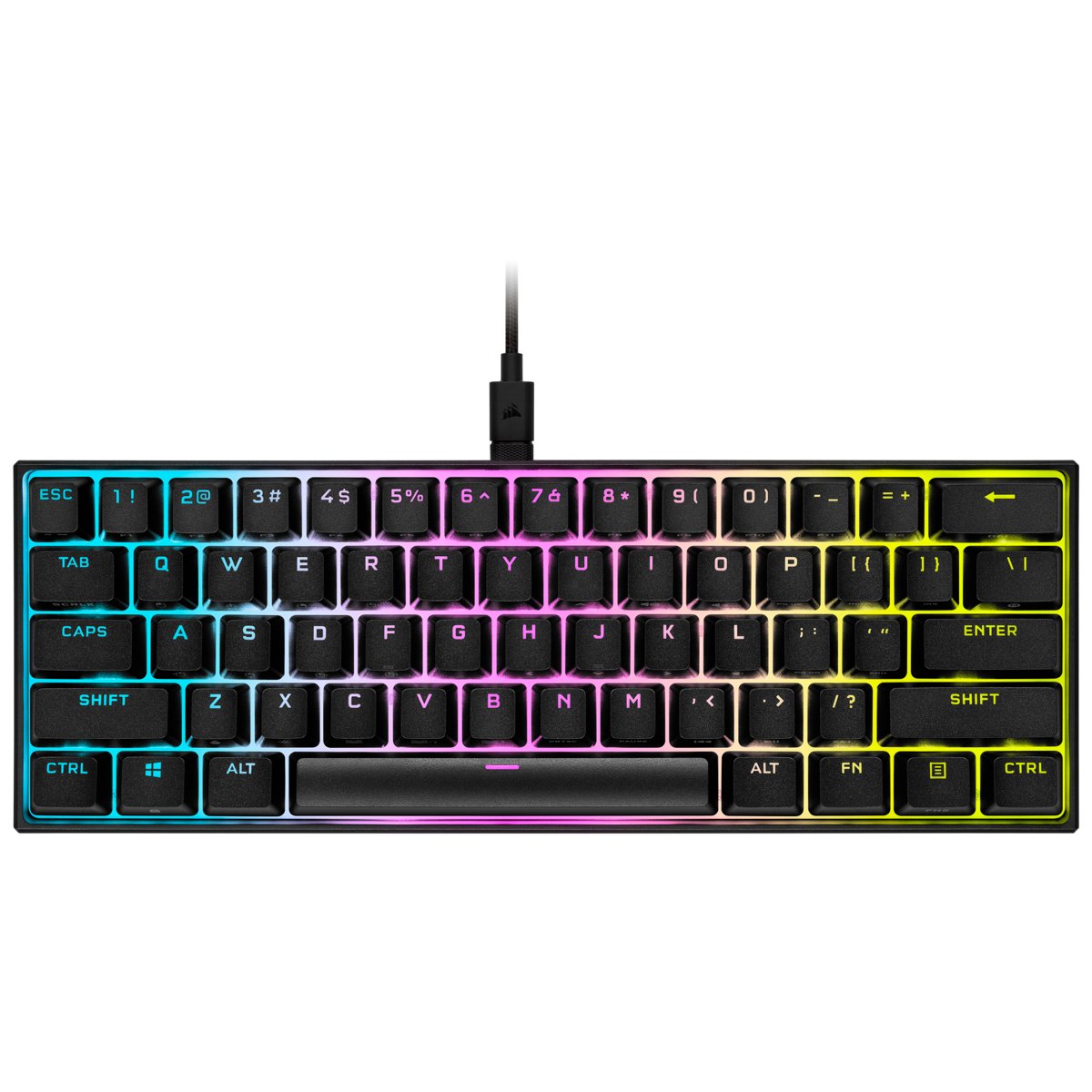 EAN 840006635758 - Corsair K65 RGB MINI 60% teclado Juego USB Alemán Negro imagen 2