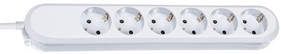 Bachmann Smart 6x Cable De Alimentación De Regleta De 5 M (381.249k) Blanco