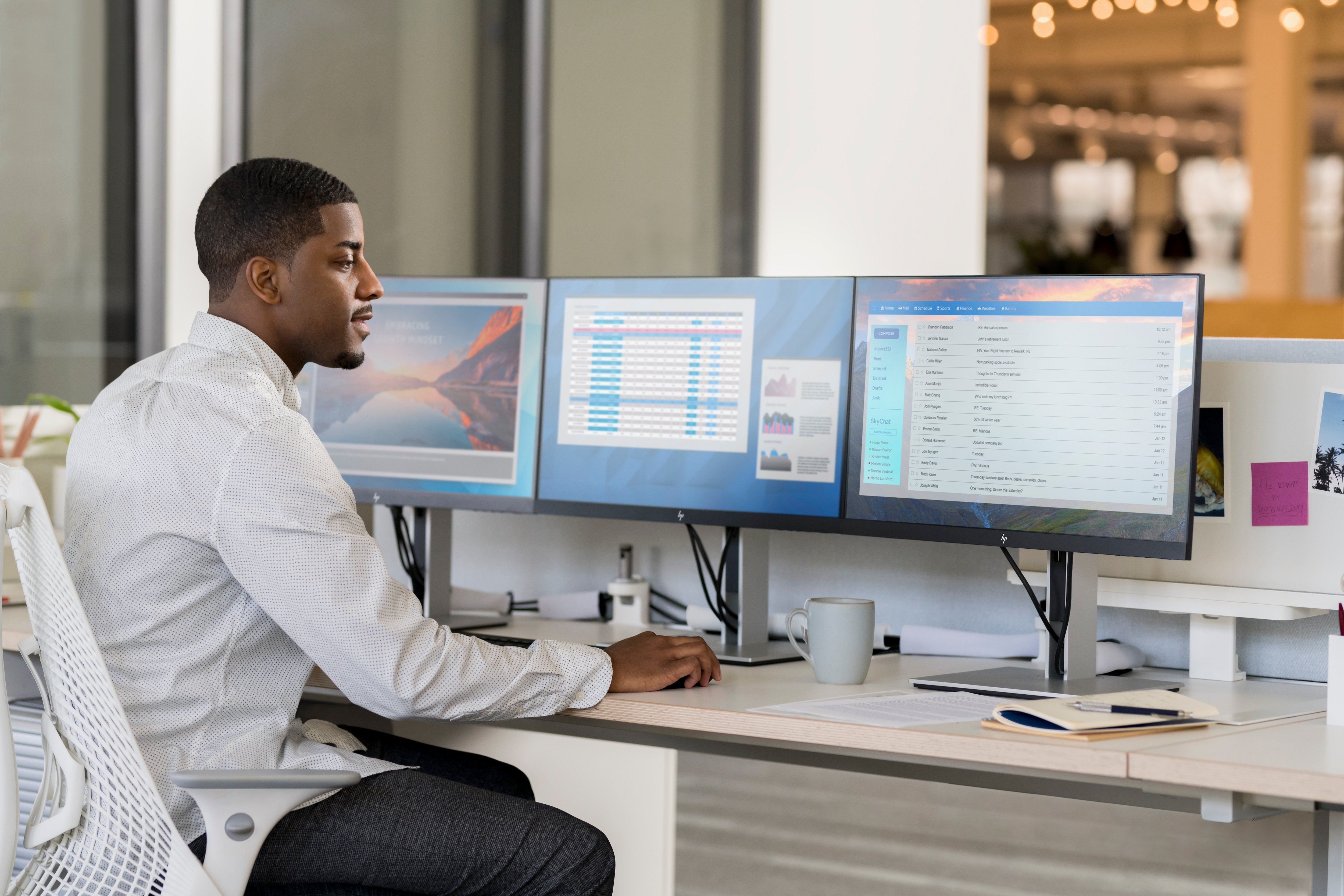 Monitor Hp E24d G4 Fhd Usb-C Docking Monitor