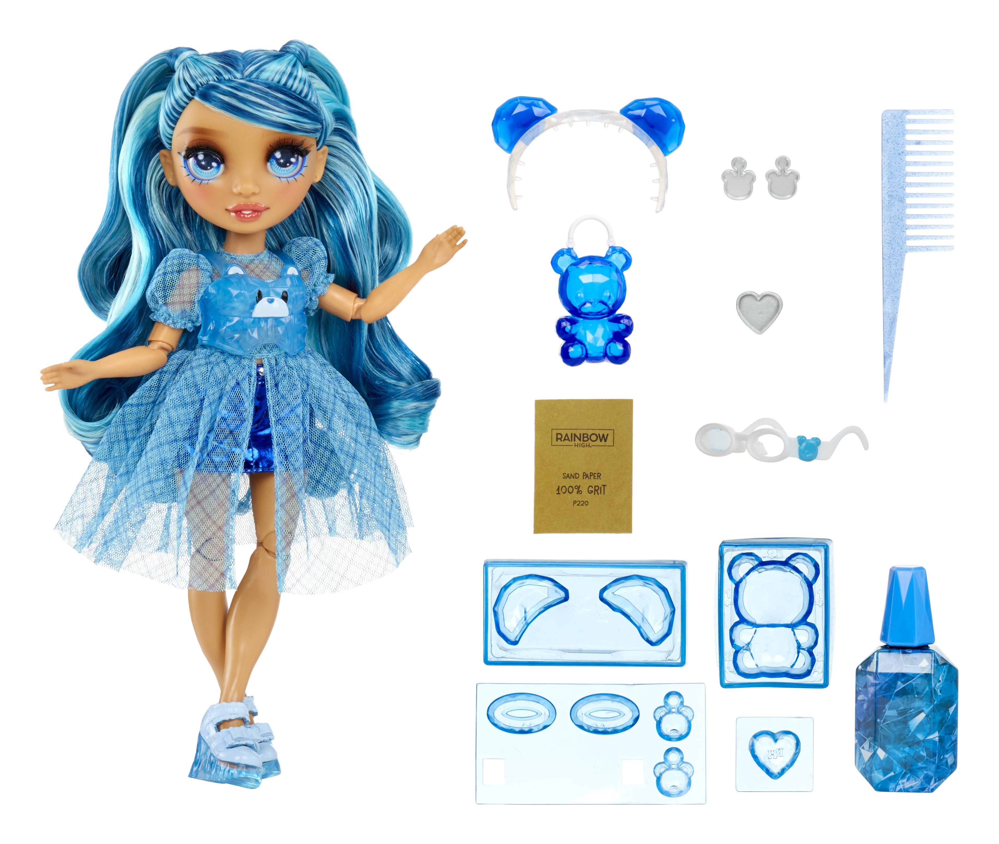 EAN 0035051121374 - Rainbow High Creative Crystals Fashion Doll- Skyler imagen 4