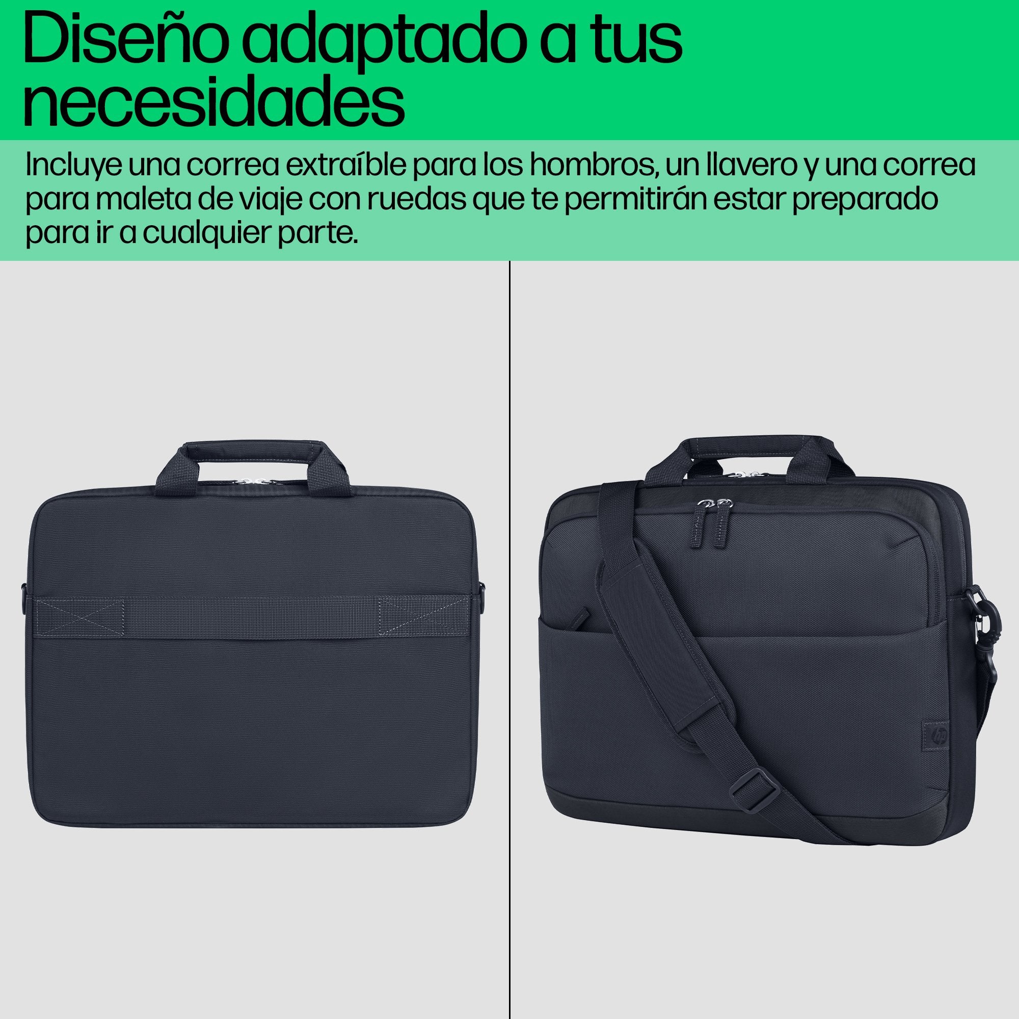 EAN 0198122602094 - HP Everyday 16 Odyssey Gray Laptop Bag 40,6 cm (16") Bandolera Gris imagen 6