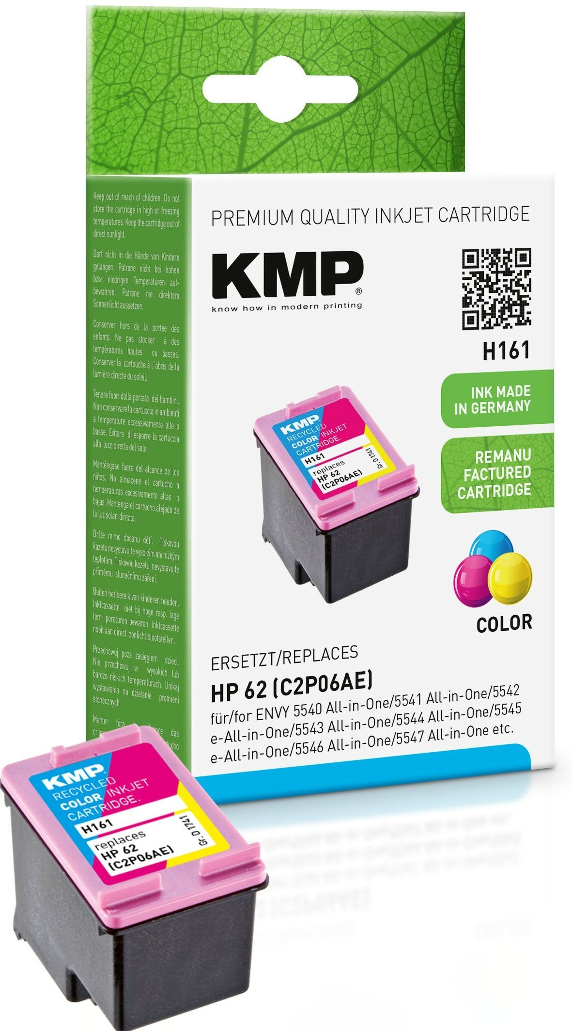 EAN 4011324628289 - KMP H161 cartucho de tinta Cian, Magenta, Amarillo imagen 1