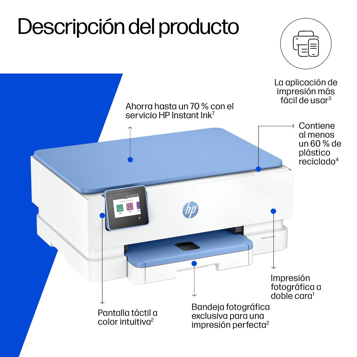EAN 0198990280608 - HP Envy Photo 7231 All-in-One Printer Inyección de tinta térmica A4 4800 x 1200 DPI imagen 3