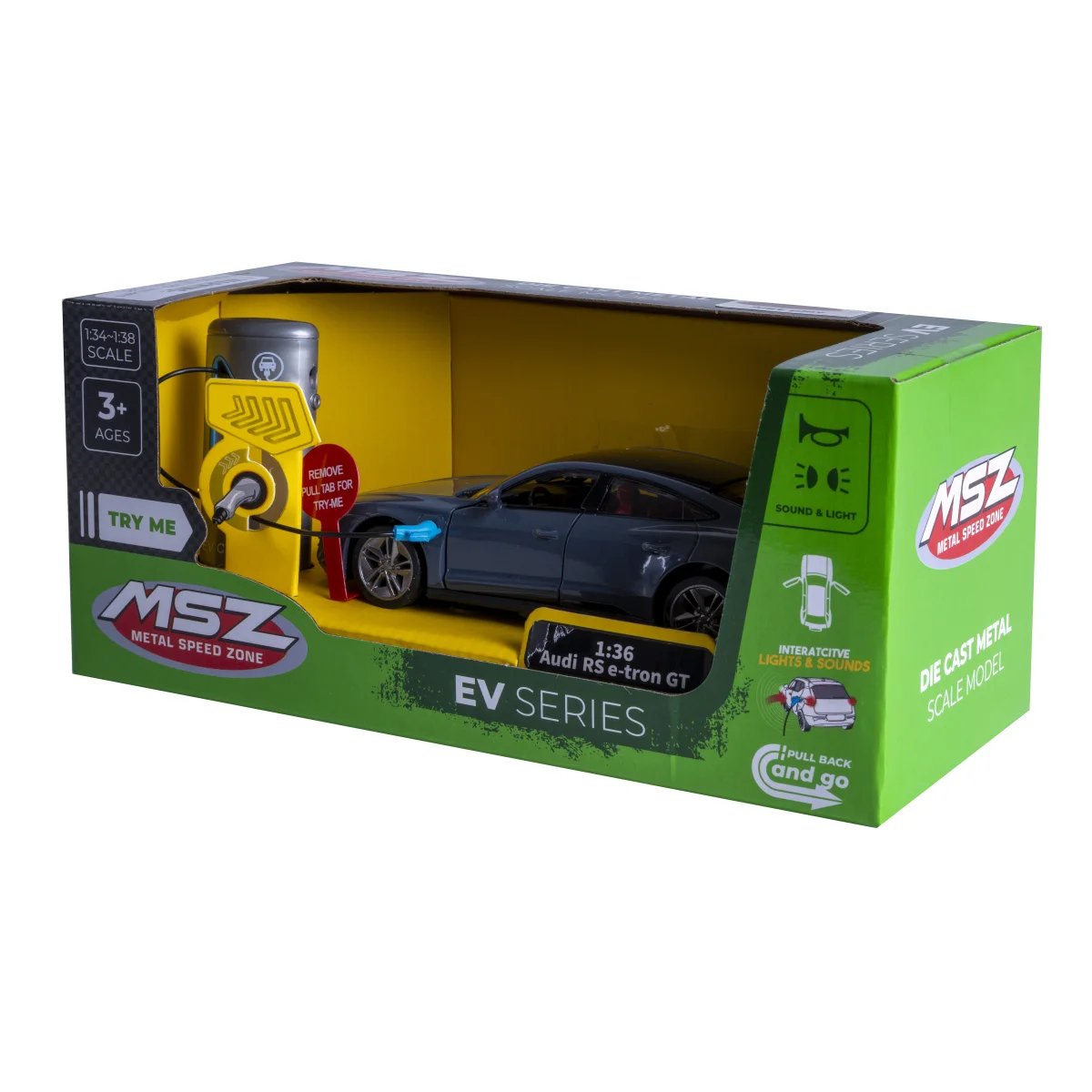 Jamara Audi Rs Gt 1:36 Gris 3+