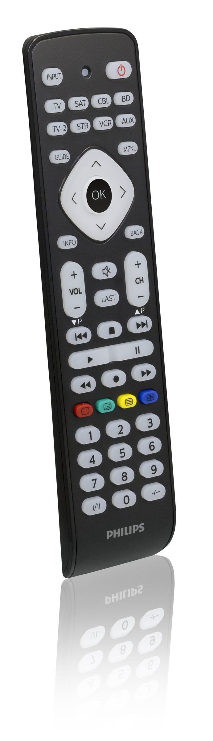 EAN 6959033843129 - Philips Perfect replacement SRP2018/10 mando a distancia IR inalámbrico DVD/Blu-ray, DVR, SAT, TV, VCR Bo imagen 1