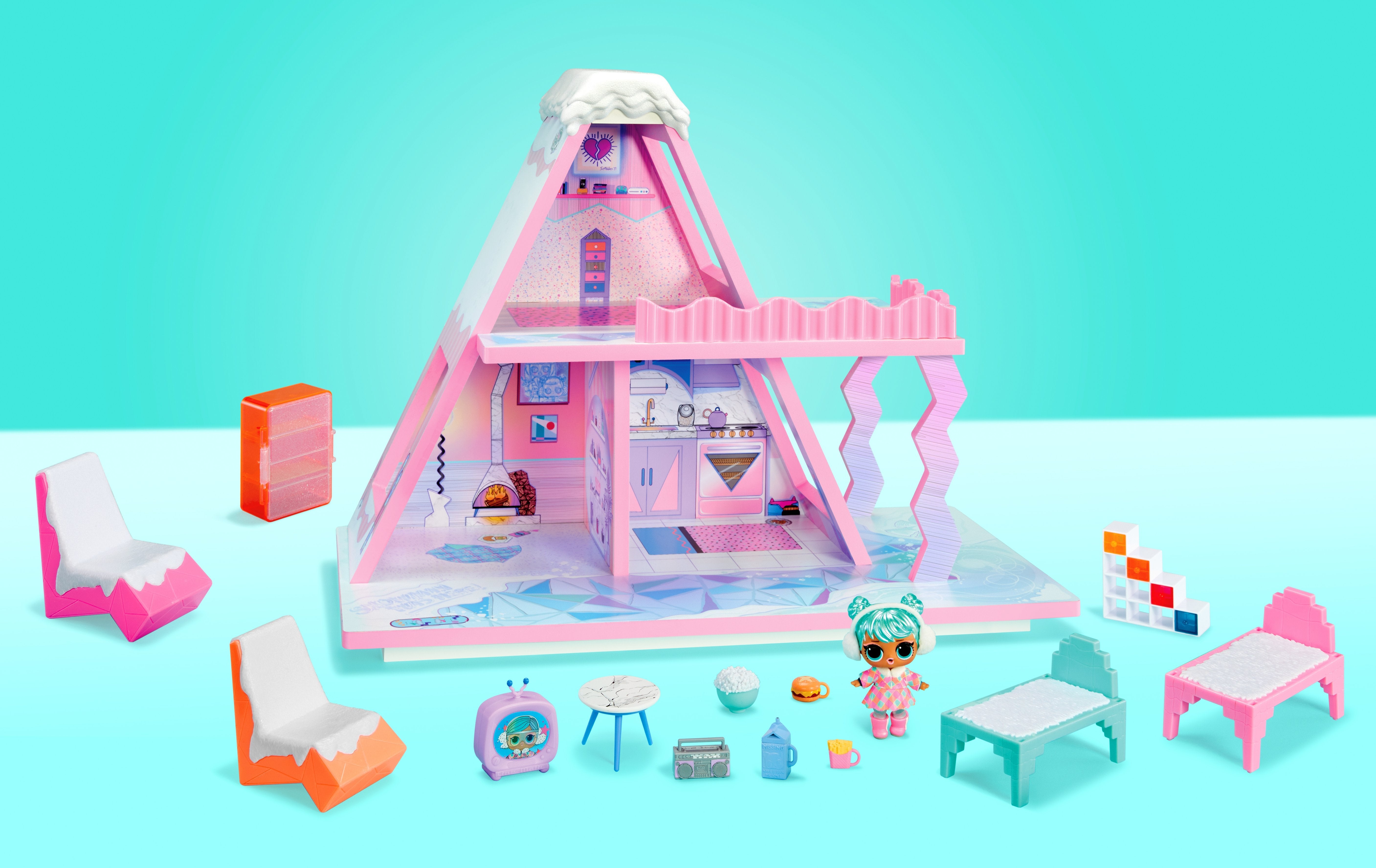 EAN 0035051427735 - L.O.L. Surprise! Winter Snow Chalet imagen 2