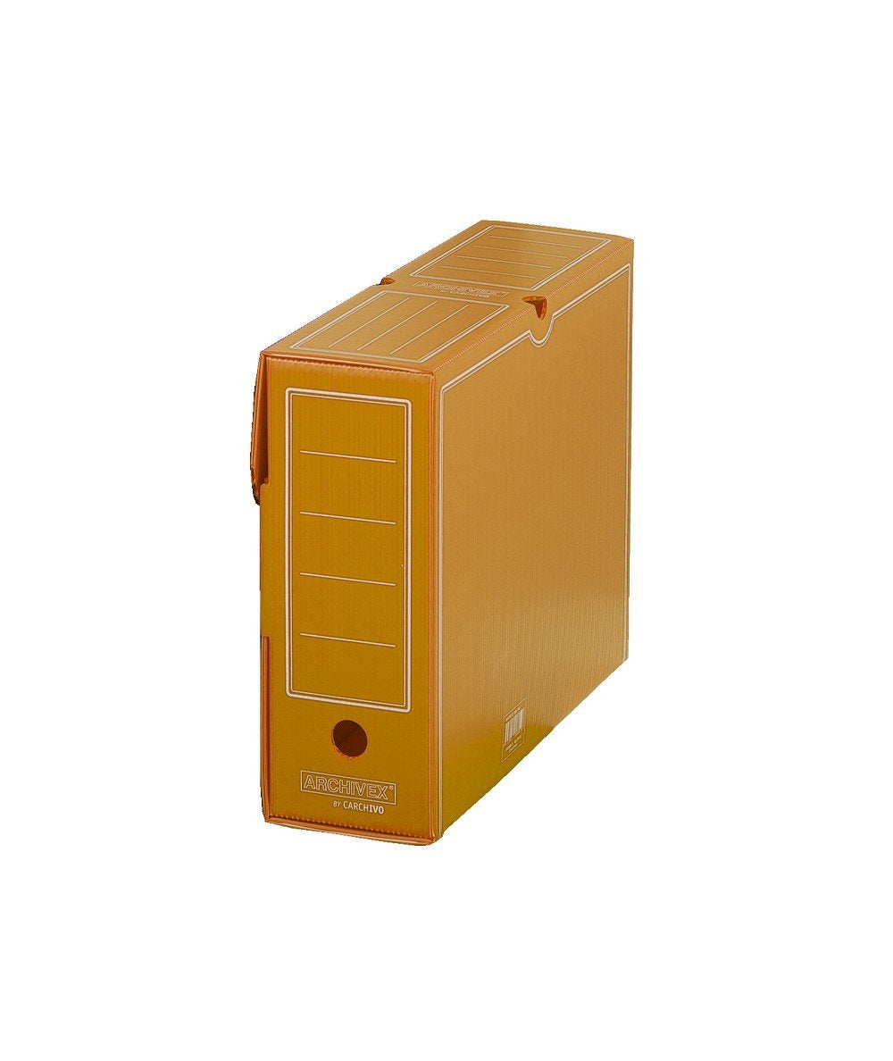 Carchivo Caja Archivo Definitivo Desplegado Pp 100mm Folio Marrón -50u-