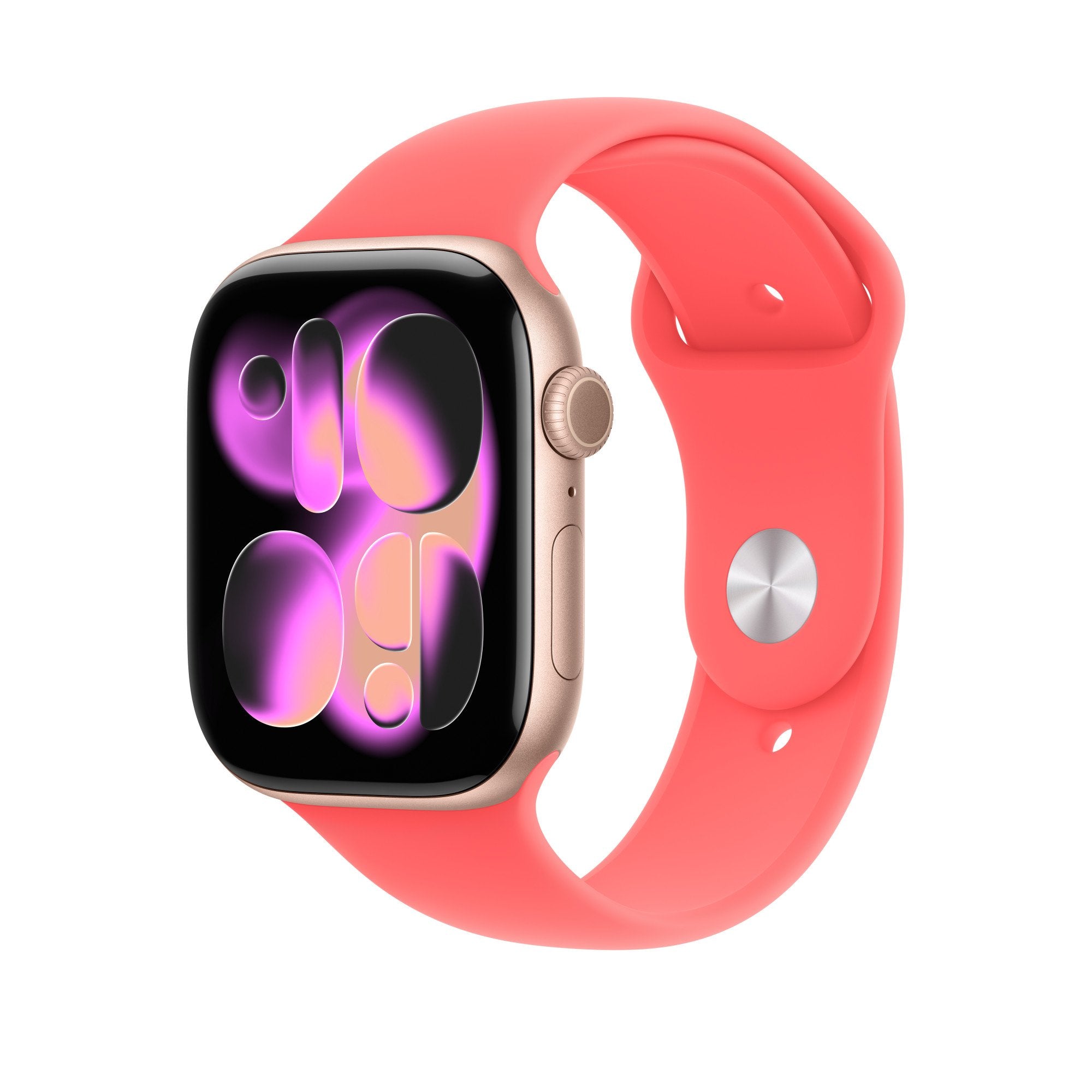 Apple 46mm Bright Guava Sport Band - M L