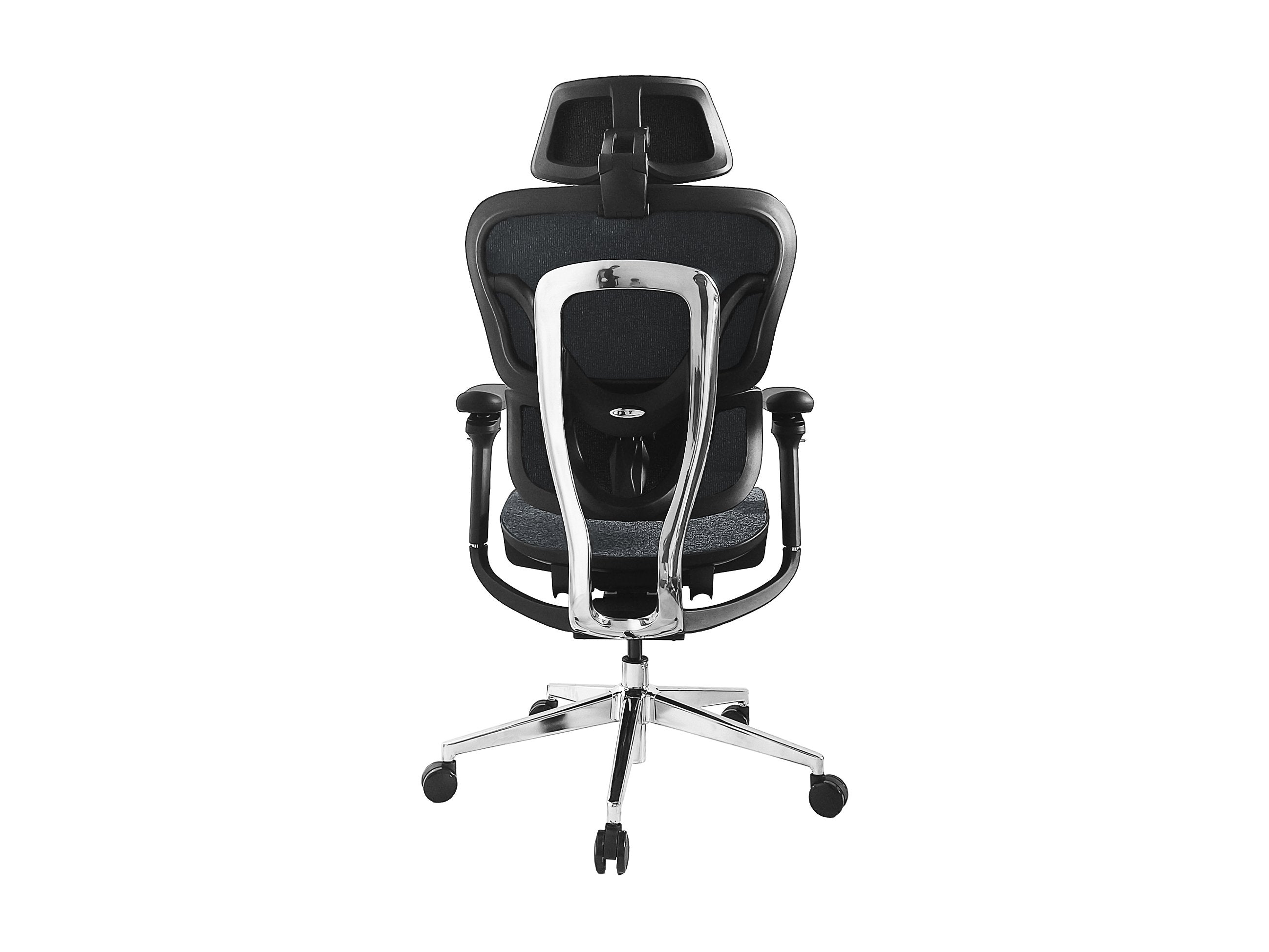 Silla De Oficina Ergonomica Equip 651050 Premium Color Negro Azulado Tapiceria Malla 5 Posiciones
