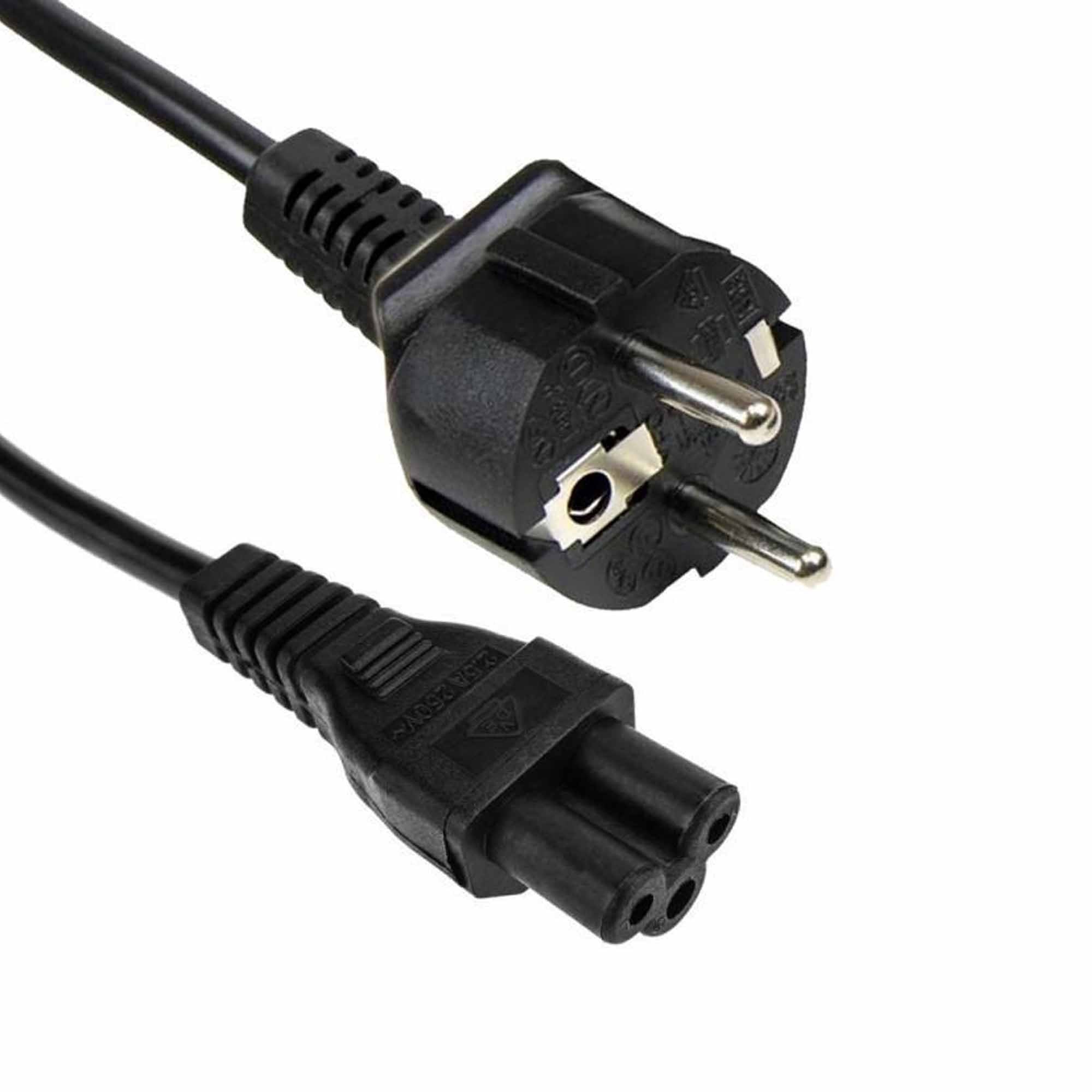 Cable De Alimentación Trébol 1.50m Para Cargadores
