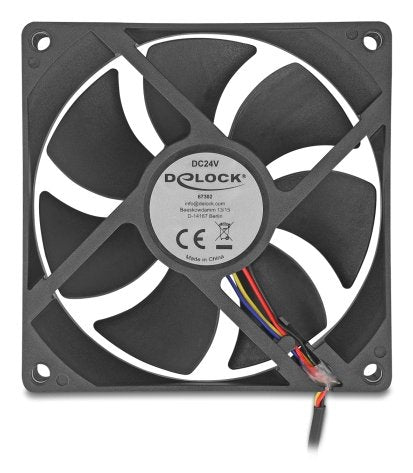 EAN 4043619673025 - DeLOCK 67302 sistema de refrigeración para ordenador Carcasa del ordenador Ventilador 9,2 cm Negro 1 piez imagen 1