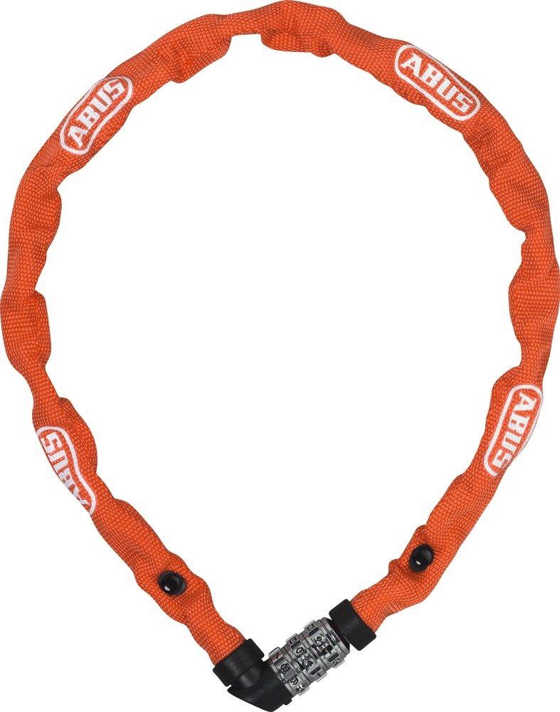 EAN 4003318576577 - ABUS 57657 candado para bicicleta Naranja 1100 mm Candado con cadena imagen 1