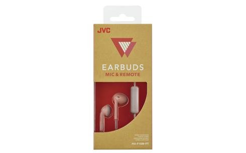 Auriculares Jvc Ha-F19m-Pt-E Con Micrófono Jack 3.5 Rosas