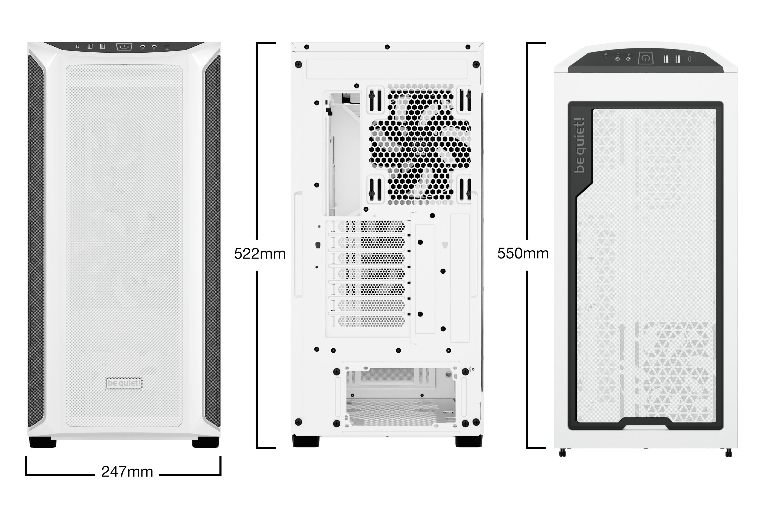 EAN 4260052190623 - be quiet! Shadow Base 800 DX White Midi Tower Blanco imagen 2