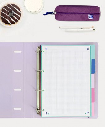 Oxford Juego Separadores 5 Posiciones Pp 500 Micras A4 C/Surtidos Pastel